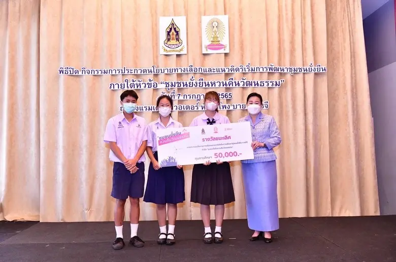 วธ.-จุฬาฯ ประกาศผลเยาวชนรุ่นใหม่โชว์ไอเดี...