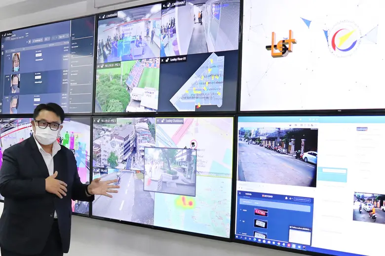 LET โชว์ศูนย์ปฏิบัติการโครงการวิจัยและพัฒนาระบบความปลอดภัยสาธารณะ ย้ำภาพ "โมเดิร์น ซิเคียวริตี้"