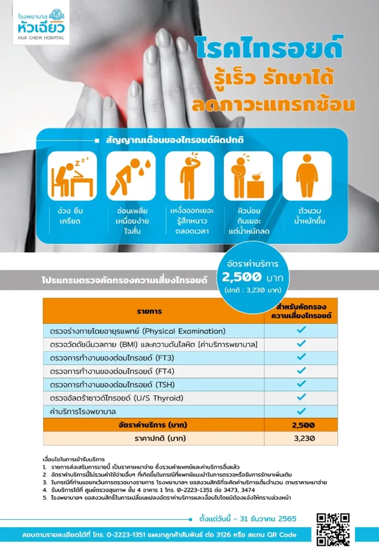 "ไทรอยด์" เป็นต่อมไร้ท่อขนาดใหญ่ที่สุดในร...