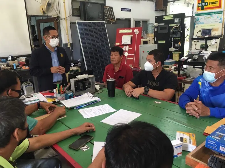 พัฒนาฝีมือแรงงานพะเยา ฝึกอบรมการประยุกต์ระบบโซล่าเซลล์เพื่องานการเกษตร