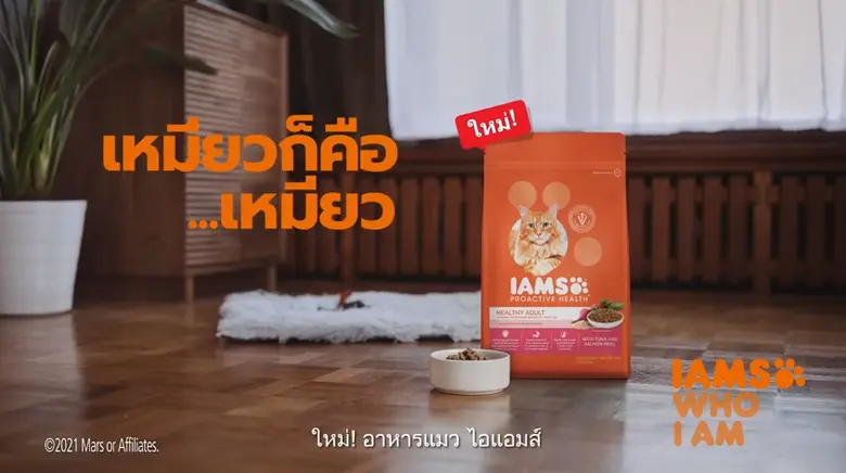 "IAMS(TM)" (ไอแอมส์(TM)) ผลิตภัณฑ์อาหารแม...