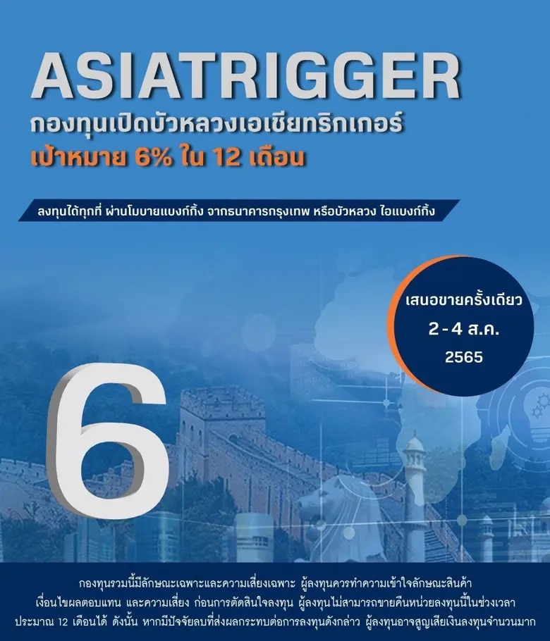 BBLAM เสนอขายครั้งเดียวกับกองทุนเปิดบัวหล...