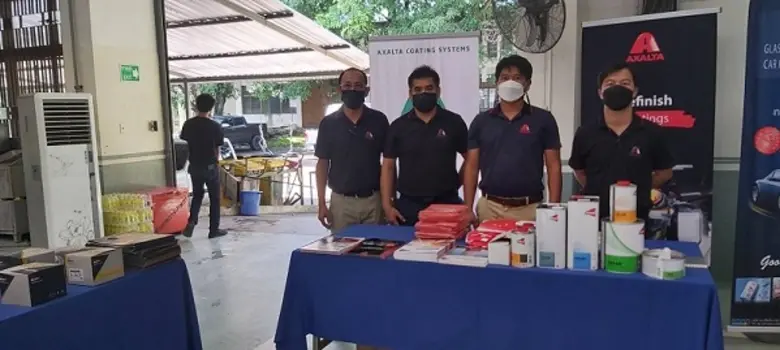 แอ็กซอลตา โค้ทติ้ง ซิสเต็มส์ (ประเทศไทย) สนับสนุนการแข่งขันฝีมือแรงงานแห่งชาติ ครั้งที่ 29 ระดับภาคด้วยกลุ่มผลิตภัณฑ์สีพ่นรถยนต์ โครแมกซ์ และสินค้าในเครือบริษัทฯ