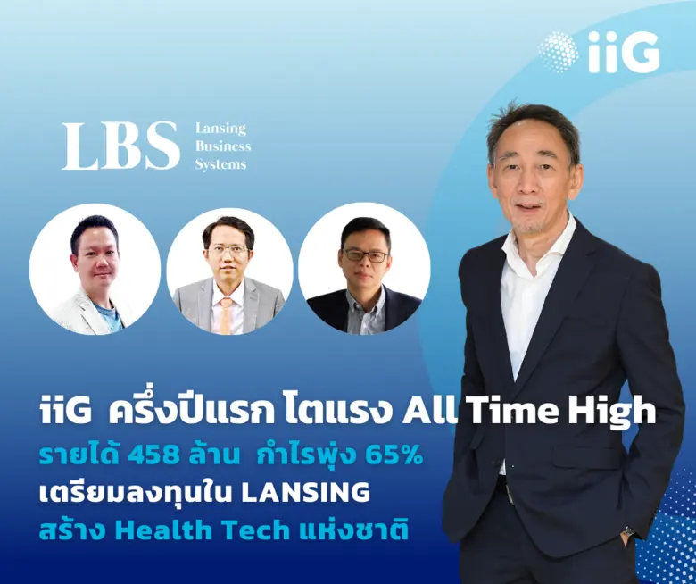 iiG ครึ่งปีแรกโตแรง! กวาดรายได้ 458 ล้านทำ All-time High โต 43% กำไรพุ่ง 65%