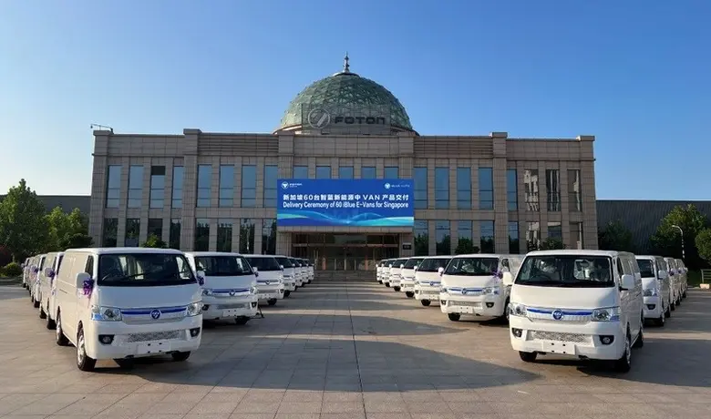 โฟตอน (FOTON) ได้รับคำสั่งซื้อรถตู้ไฟฟ้าร...