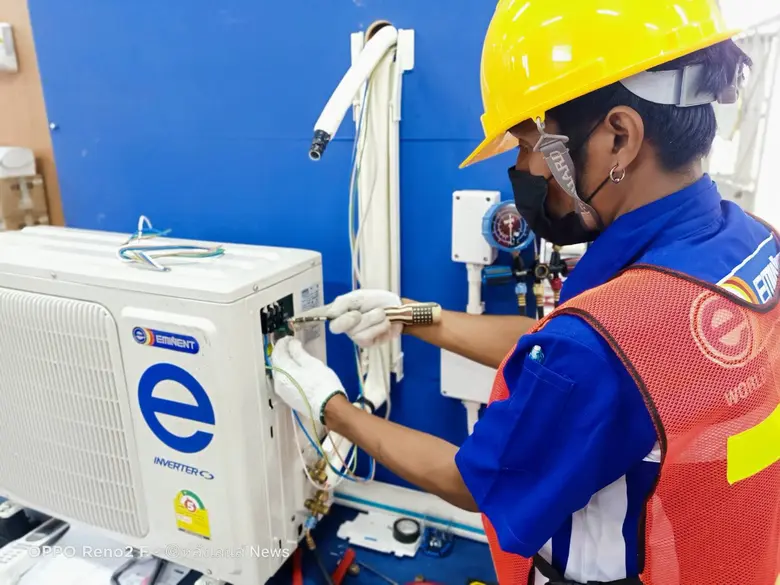 สนพ.ระนอง ผนึกกำลังร่วม บริษัทอิมิเน้นแอร์ (ประเทศไทย) จำกัด ยกระดับฝีมือช่างเครื่องปรับอากาศระนอง ให้มีฝีมือเป็นมาตรฐานระดับสากล