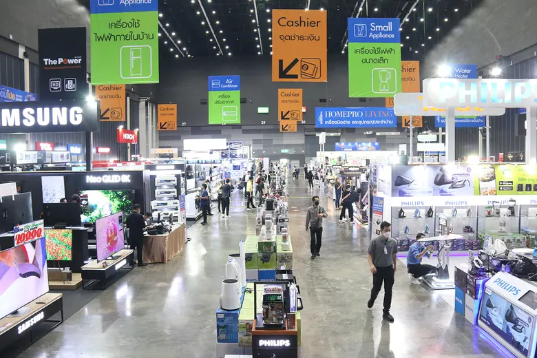 โฮมโปร อิเล็คทริค เอ็กซ์โป ยกทัพเครื่องใช้ไฟฟ้า ลดสูงสุด 70% พร้อมปล่อยโปรเด็ด ลดแรงสู้ค่าไฟแพง 19-28 ส.ค. 65 นี้ 10 วันเท่านั้น ที่ไบเทค บางนา