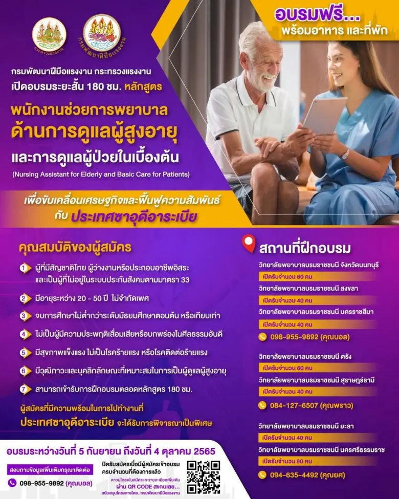 กรมพัฒนาฝีมือแรงงาน กระทรวงแรงงาน เปิดอบร...