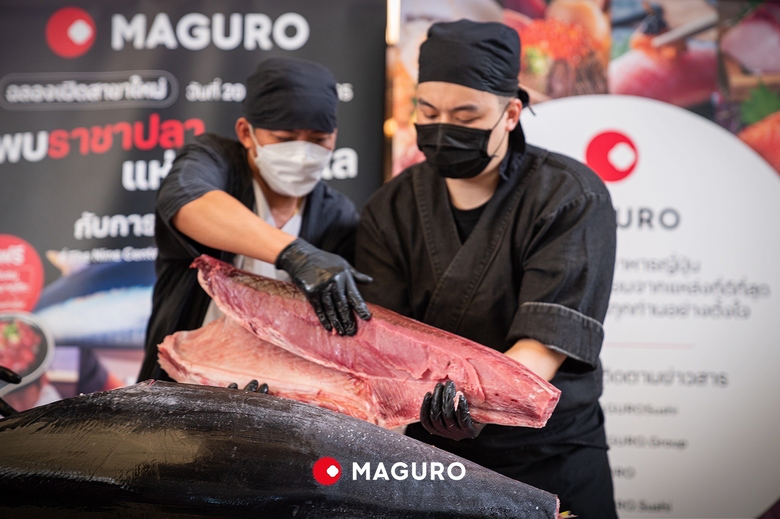 เตรียมฟินอีกครั้ง MAGURO (มากุโระ) เตรียมโชว์แล่ปลามากุโระยักษ์ 200 กก. ฉลองเปิดสาขาเดอะไนน์ เซ็นเตอร์ พระราม 9