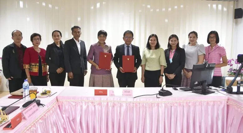 มรภ.สงขลา ลงนามความร่วมมือสำนักงานส่งเสริ...