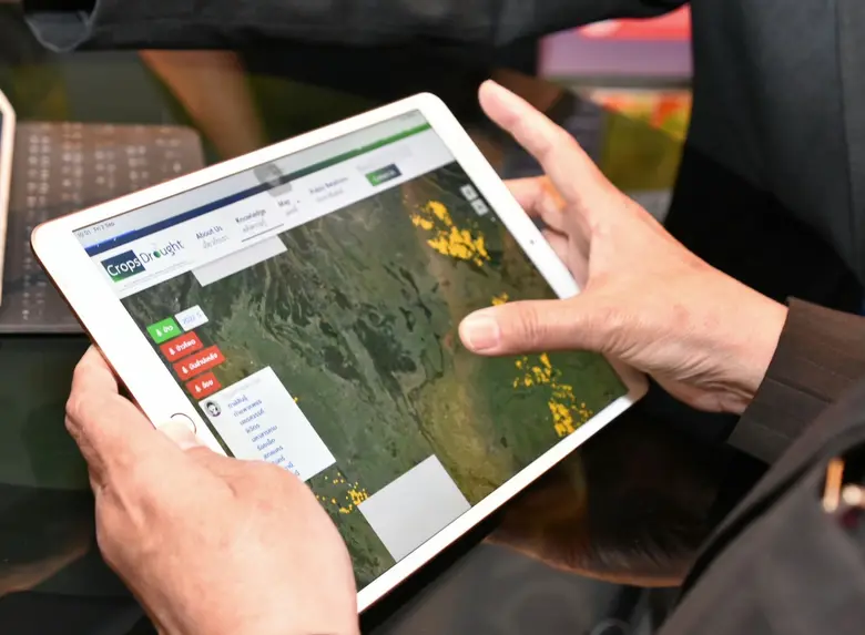 วช. ร่วมกับ GISTDA และภาคีเครือข่าย ชูแพลตฟอร์มเทคโนโลยีภูมิสารสนเทศ เพื่อสนับสนุนการตัดสินใจในการช่วยเหลือเกษตรกรผู้ประสบภัยแล้ง