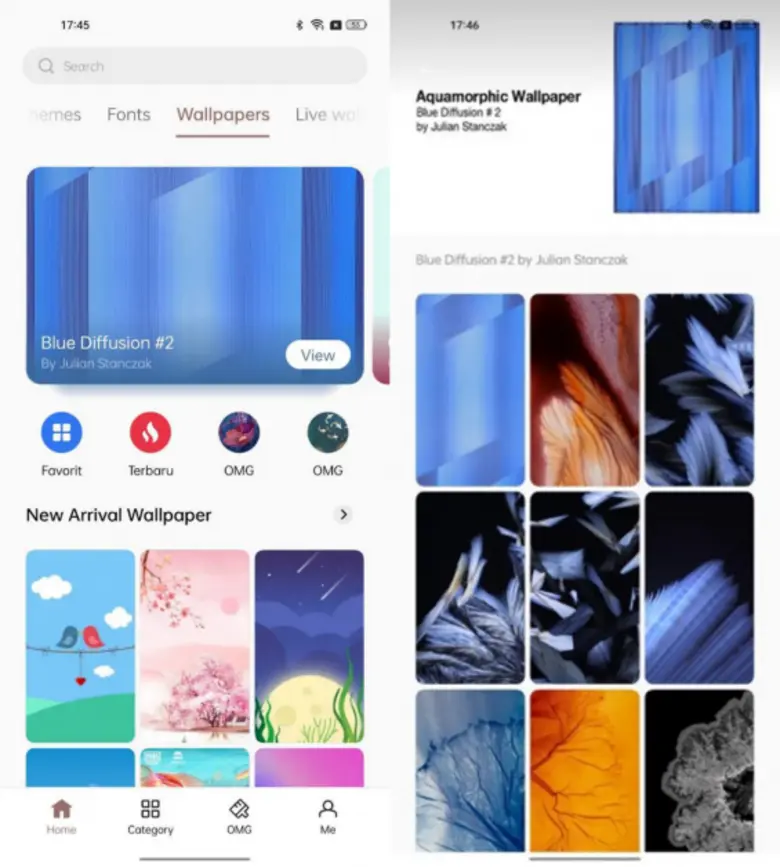 OPPO ร่วมมือศิลปิน Julian Stanczak สร้างสรรค์ Aquamorphic Wallpaper ใน ColorOS 13