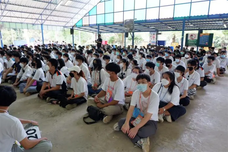 วิทยาลัยดุสิตธานี จัดกิจกรรมต้อนรับน้องใหม่ "รับน้องสร้างสรรค์ สร้างความผูกพันพี่น้องมะฮอกกานี"