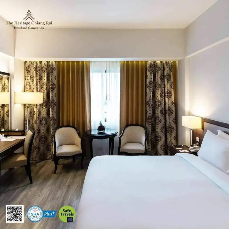 ขยายเวลาใช้สิทธิ์ไทยเที่ยวไทยพร้อมแพ็คเก็จท่องเที่ยวสายรักษ์สุขภาพ และสายธรรมชาติ  ที่โรงแรมเฮอริเทจ เชียงราย โฮเทล แอนด์ คอนเวนชั่น