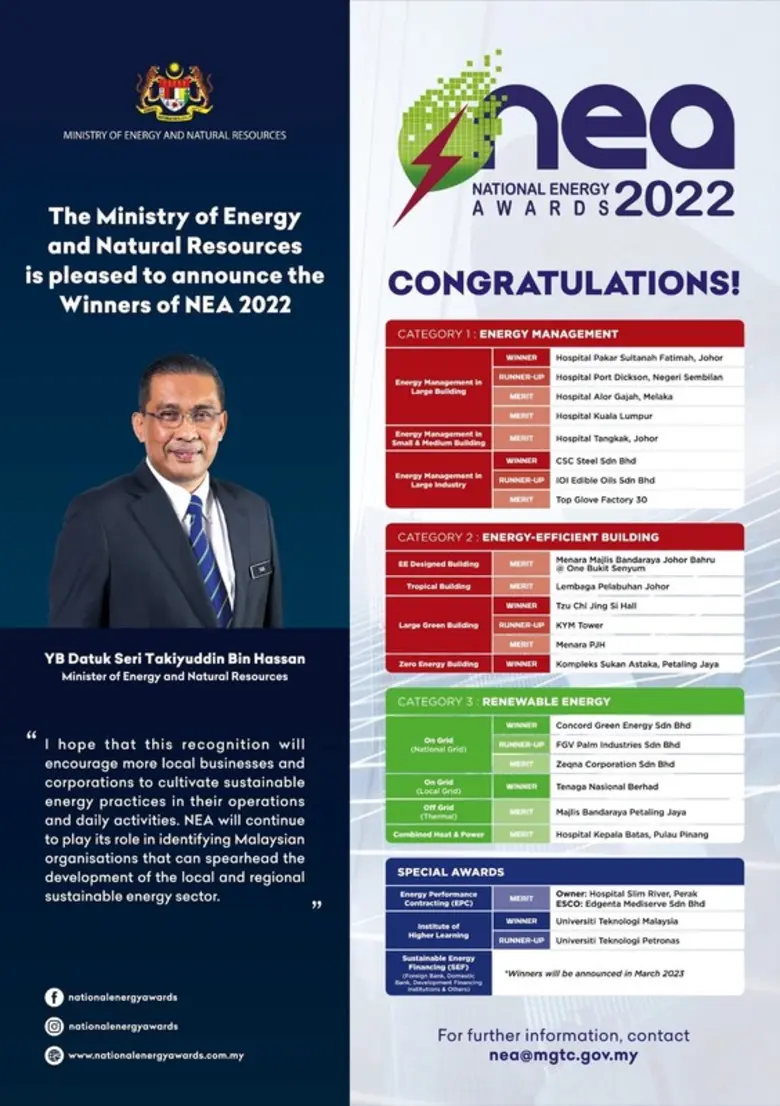 The National Energy Awards (NEA) announce...