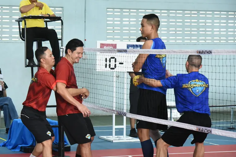 กุ้ง สุธิราช - มอส รัศมี - โจ้ สืบศักดิ์ ท้าดวลนักกีฬาตะกร้อทีมชาติ  ใน "สมรภูมิดาวกีฬา"