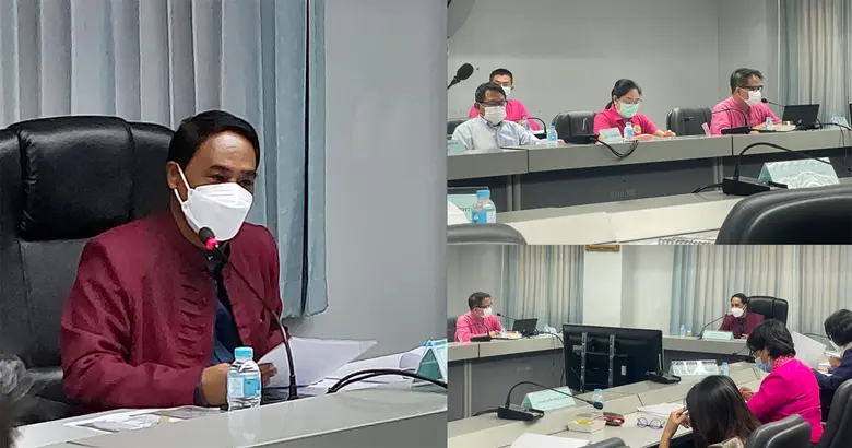 สำนักงานพัฒนาฝีมือแรงงานพะเยา จัดประชุมคณ...