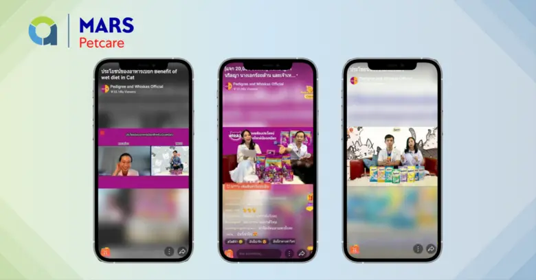 'เอคอมเมิร์ซ กรุ๊ป' ร่วมมือกับ Pedigree และ Whiskas  รุกถ่ายทอดสด Live Streaming ยกระดับการให้บริการสนับสนับธุรกิจอีคอมเมิร์ซ