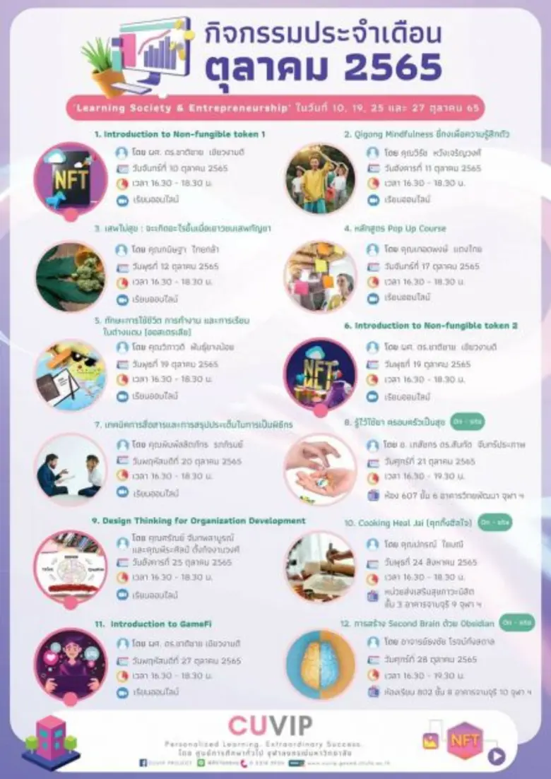 ศูนย์การศึกษาทั่วไป จุฬาฯ ขอเชิญผู้สนใจร่...