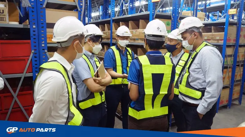 เยี่ยมชมระบบคลังสินค้า บริษัท GP Autoparts