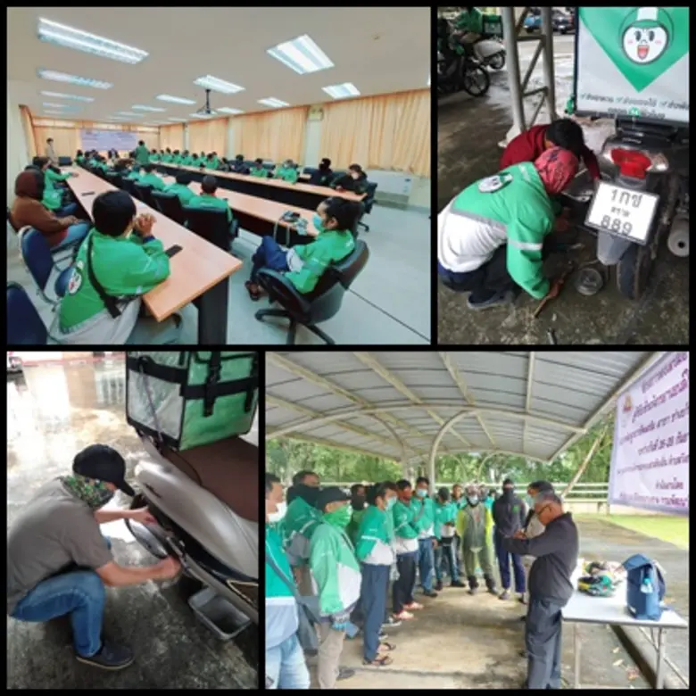 สำนักงานพัฒนาฝีมือแรงงานตราด เสริมทักษะอาชีพ Rider