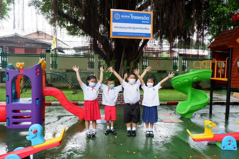 ธนาคารไทยเครดิต เพื่อรายย่อย จำกัด (มหาชน) สร้างโครงการ  "ใครไม่เห็น เราเห็น...เติมฝันโรงเรียนเล็ก" เพื่อสนับสนุนอุปกรณ์ส่งเสริมการเรียนรู้  แก่เด็กนักเรียน โรงเรียนวัดไทร สำนักงานเขตบางคอแหลม กทม.