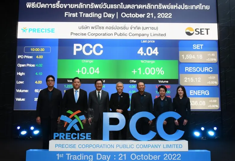PCC เปิดเทรดวันแรกราคาเหนือจอง สะท้อนความ...