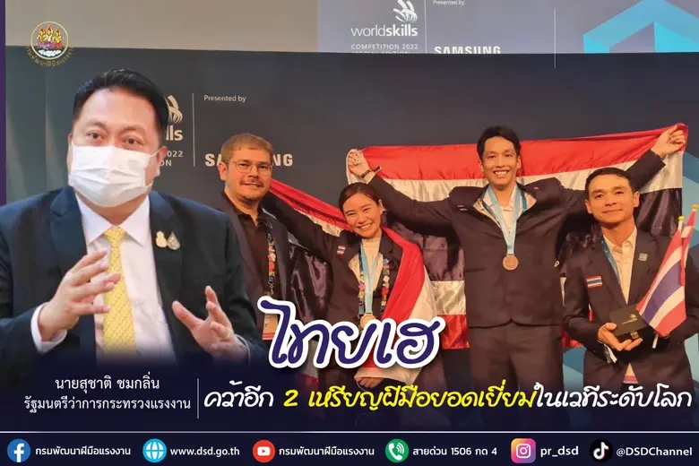 รมว.แรงงาน นายสุชาติ ชมกลิ่น ชื่นชมเยาวชน...