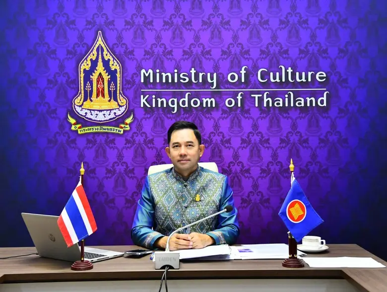 วธ.ร่วมประชุมรัฐมนตรีอาเซียนที่กำกับดูแลง...