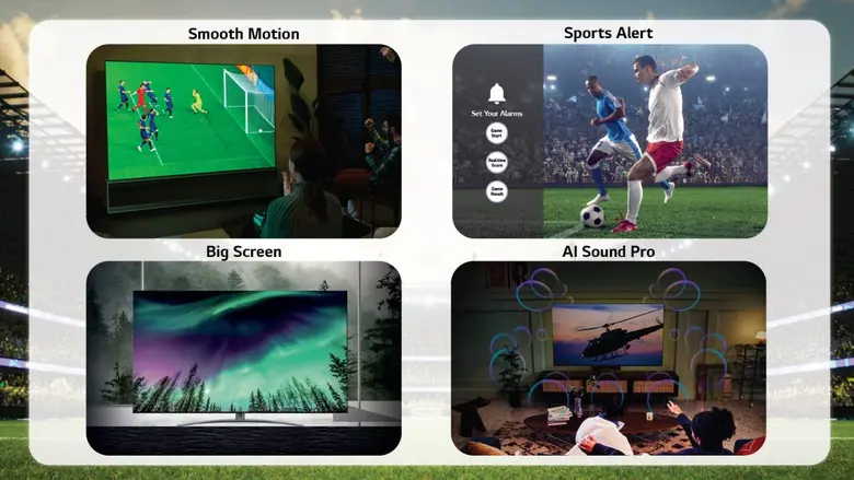 แอลจีส่งโปรแรงรับบอลโลก "LG Beyond Fun Match" จัดเต็มส่วนลดพิเศษ ของแถมสุดคุ้ม พร้อมลุ้นรับของรางวัลรวมมูลค่ากว่า 6 แสนบาท! ตั้งแต่ 1 พ.ย. - 31 ธ.ค. นี้