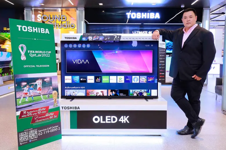 โตชิบา ทีวี ส่งโปรดักส์เรือธง "TOSHIBA OL...