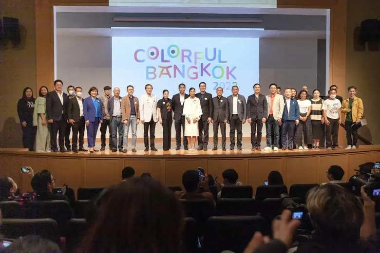 มหาวิทยาลัยหอการค้าไทย ร่วมงานแถลงข่าวเทศกาล Colorful Bangkok 2022