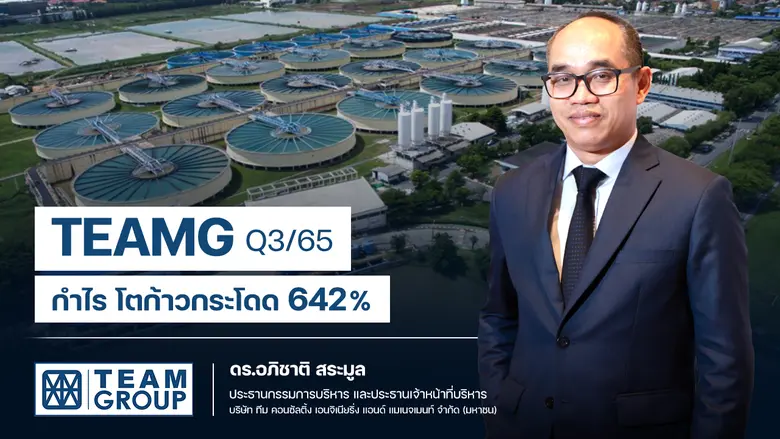 TEAMG อวดกำไร Q3/2565 โตก้าวกระโดด 642% จ...