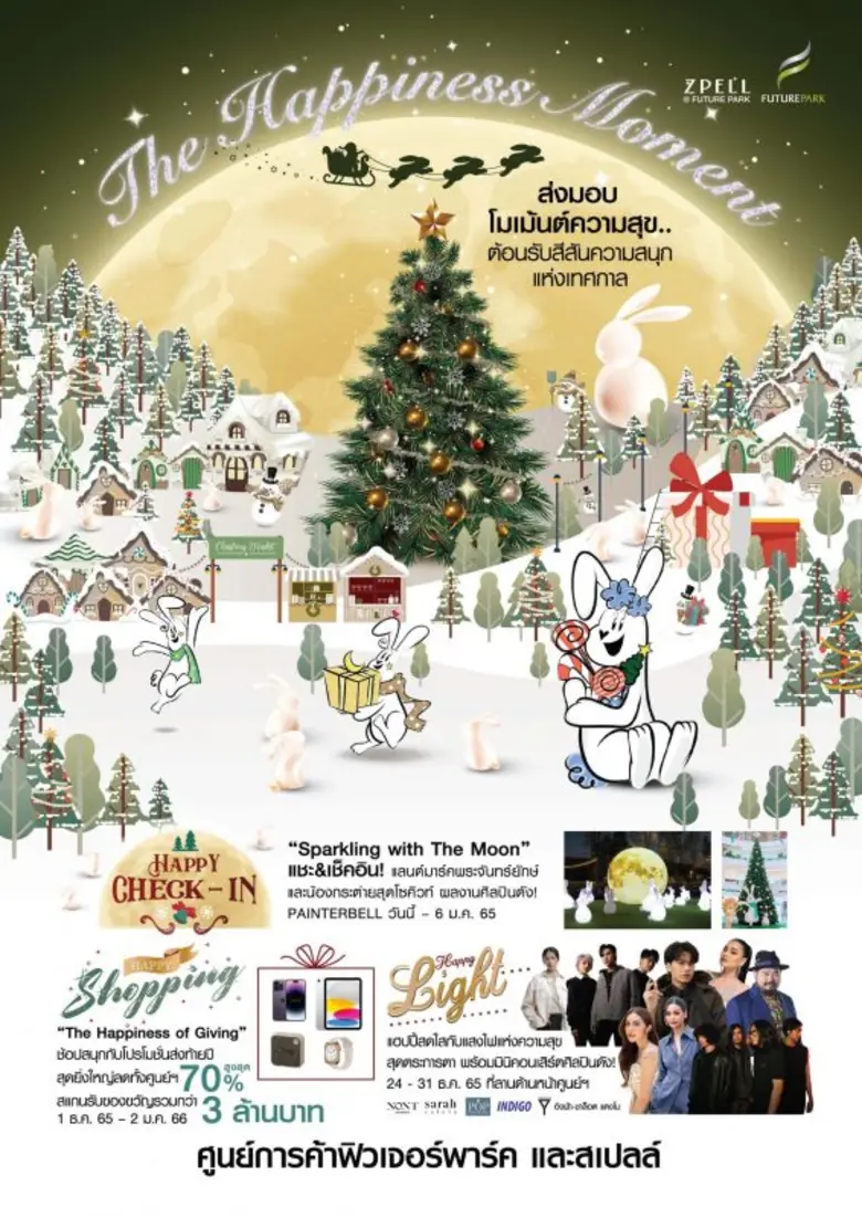 ศูนย์การค้าฟิวเจอร์พาร์ค และสเปลล์ ส่งสุข...