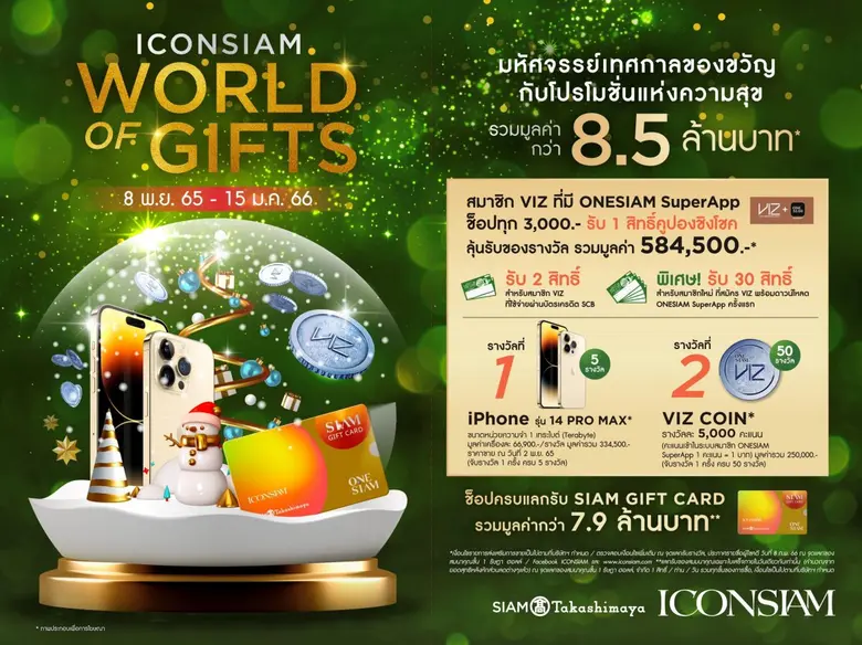 ไอคอนสยาม แจกหนัก แจกจริง จัดแคมเปญโปรโมช...