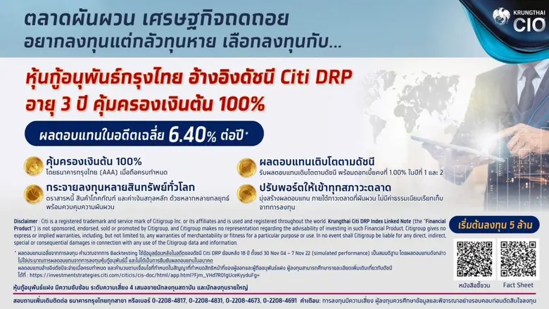 "ธนาคารกรุงไทย" รุกตลาดหุ้นกู้อนุพันธ์ต่อ...