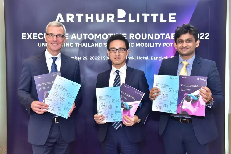 จัดงานแถลงเผยรายงานวิเคราะห์ตลาดยานยนต์ไฟ...