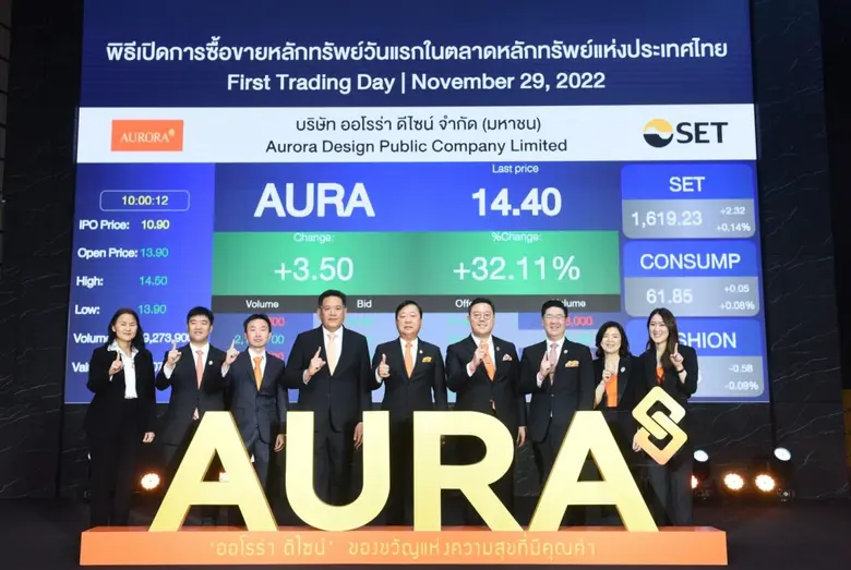 บมจ.ออโรร่า ดีไซน์ หรือ AURA ผู้นำธุรกิจค...