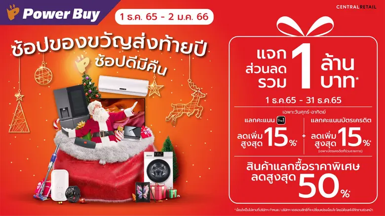 เพาเวอร์บาย ในเครือ เซ็นทรัล รีเทล กระตุ้...