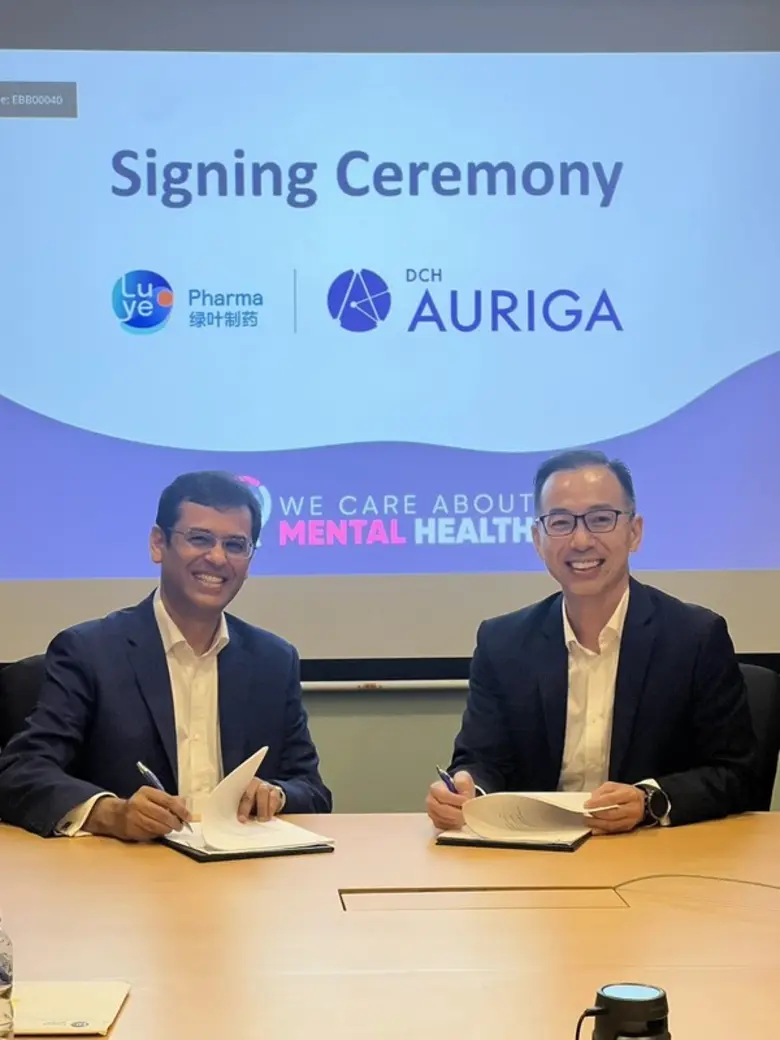 Luye Pharma has granted DCH Auriga Singap...