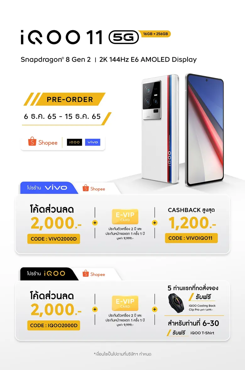 คนรักสมาร์ตโฟนสายเกมมิงเตรียมเฮ! iQOO (ไอ...