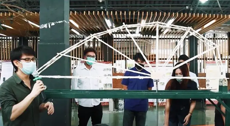 ส่องการเรียนรู้! วิศวกรรมโยธา ม.ศรีปทุม ผ่านกิจกรรม วิศวกรรม D3 การแข่งขันโครงสร้างสะพานไม้ไอติม และนิทรรศการ "Sustainability in Civil Engineering"