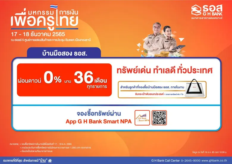 ธอส. ช่วยเหลือครู จัดทำมาตรการแก้ไขหนี้ ล...
