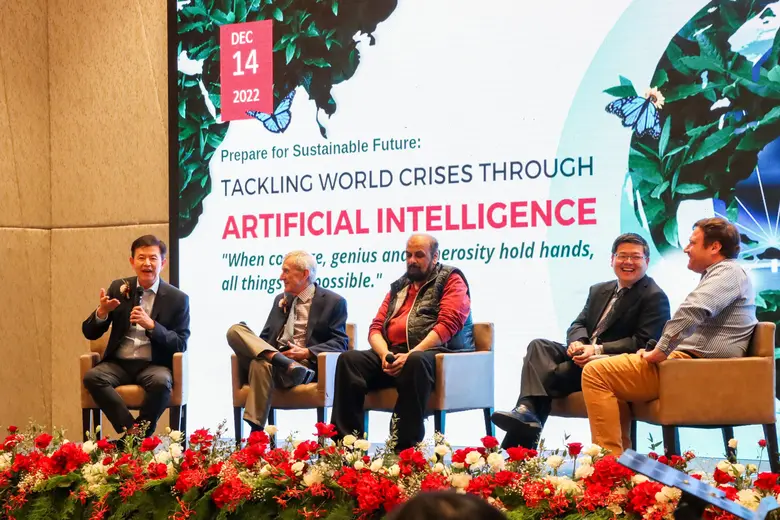 CMKL University Held the Dinner Symposium Under the Topic of "Prepare for Sustainable Future: Tackling World Crisis Through Artificial Intelligence"