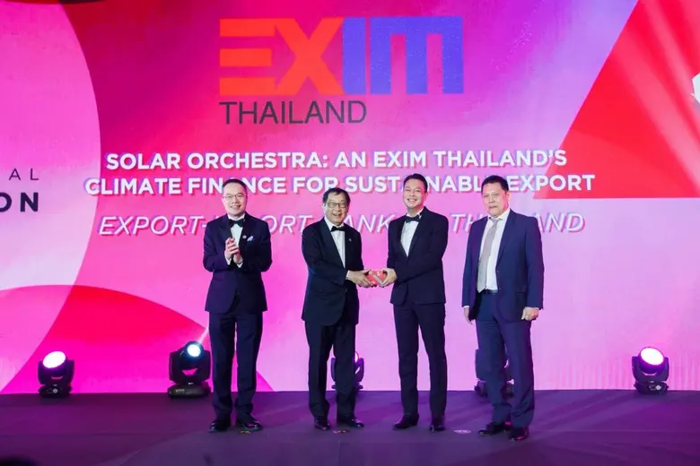 EXIM Thailand Receives International Innovation Award 2022  for Service & Solution "Solar Orchestra Scheme" to Drive Sustainable Development