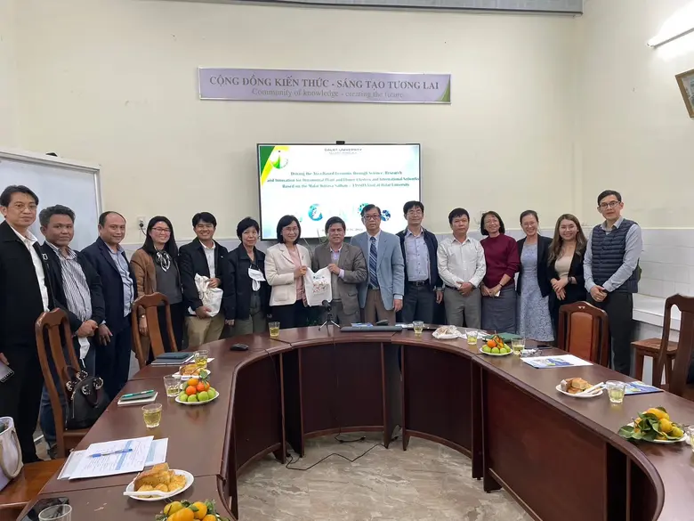 วว. / มหาวิทยาลัยดาลัด ประเทศเวียดนาม หารือความร่วมมือ ขับเคลื่อนเศรษฐกิจเชิงพื้นที่ด้วยนวัตกรรม....สร้างเครือข่ายนานาชาติตามแนวทางมาลัยวิทยสถาน