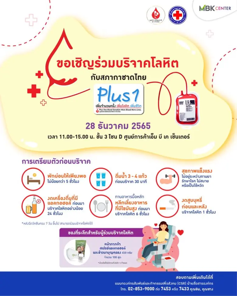 ศูนย์การค้าเอ็ม บี เค เซ็นเตอร์ ร่วมกับ ศ...