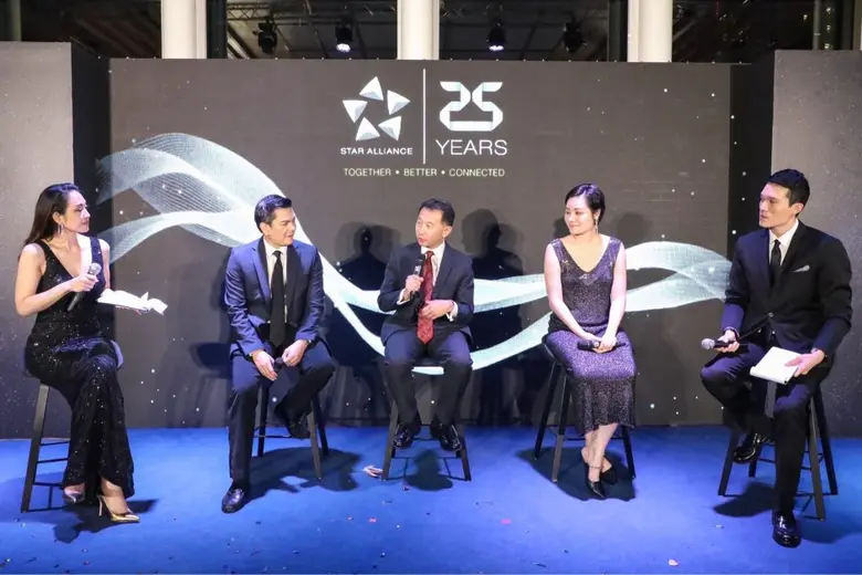 กลุ่มพันธมิตรสายการบินสตาร์อัลไลแอนซ์ (Star Alliance) ฉลองครบ 25 ปี ที่กรุงเทพฯ
