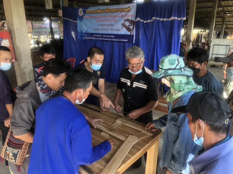 สนพ.แพร่ ดำเนินการฝึกอบรมโครงการพัฒนาทักษะเฉพาะของแรงงานอิสระยุค4.0 (Gig Worker) รุ่นที่ 3 ประจำปีงบประมาณ พ.ศ. 2566