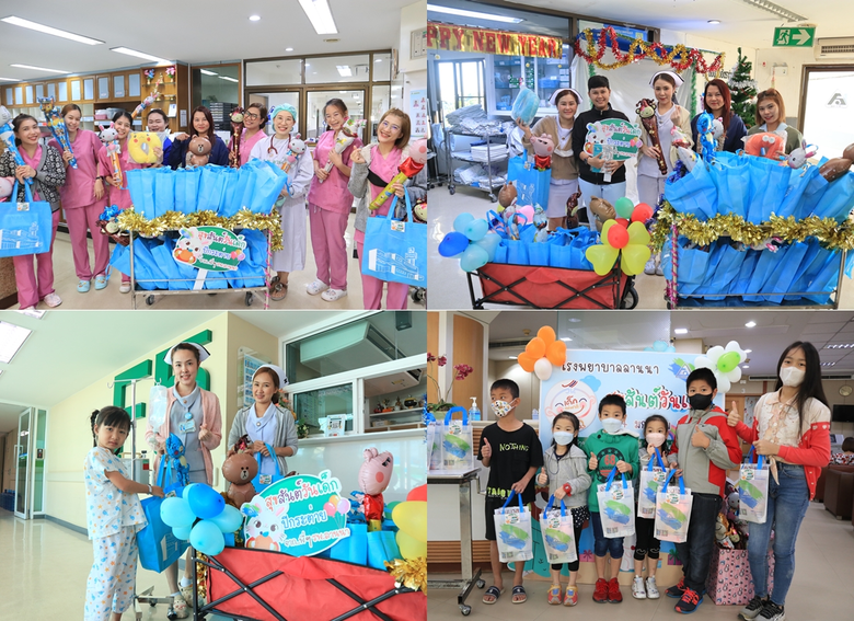 วันเด็กไม่SAD ..พี่ๆพยาบาล มอบของขวัญวันเ...